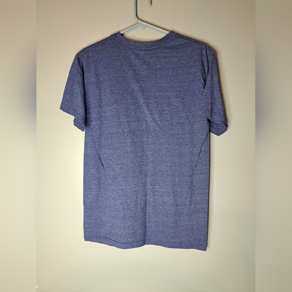 🌈NWOT Captain America Mens T-Shirt - Shield Logo Full Color Dark Navy - Picture 3 of 3